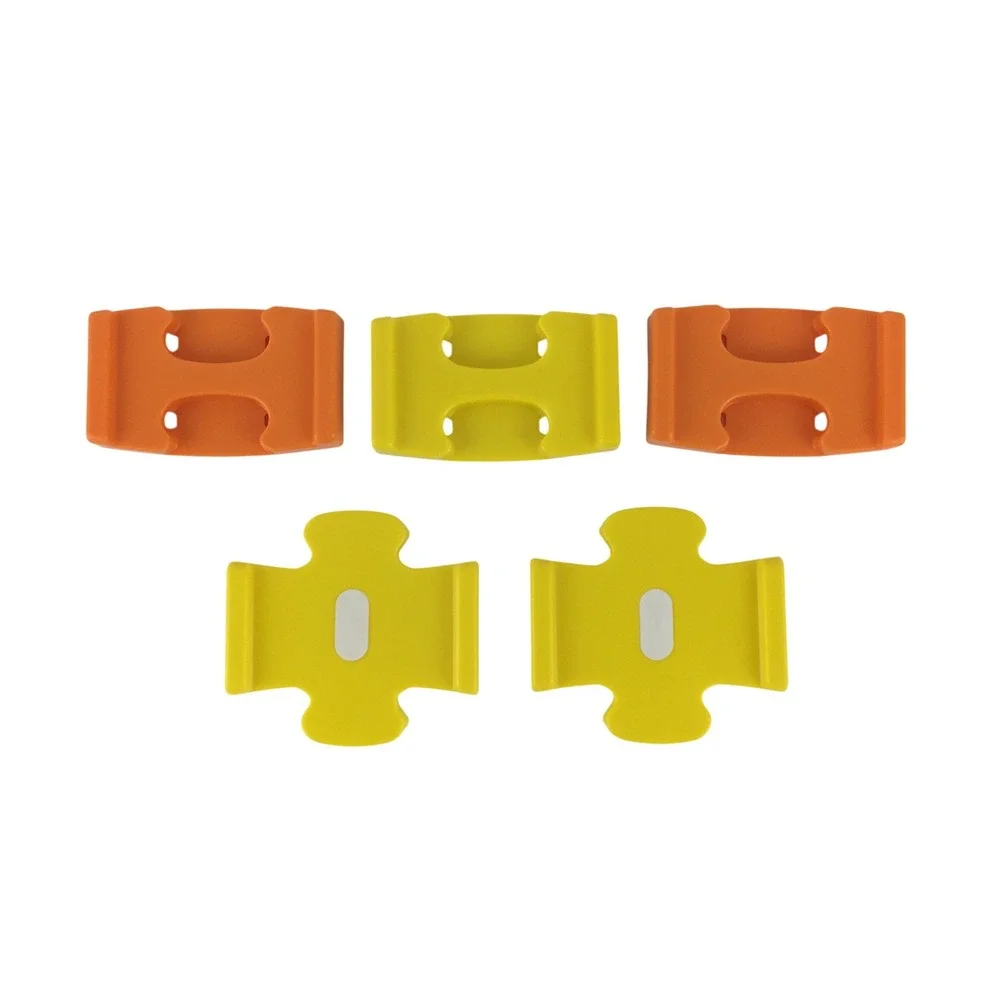 VTech Go‎ Go Smart Wheels 5pc Track Connectors Yellow Orange 1/4 ST M&F